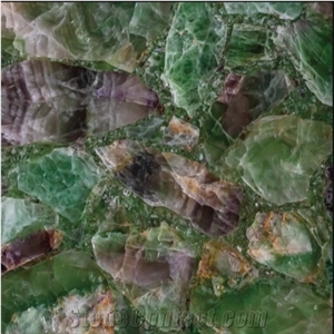 Fluorite Semiprecious Stone Slabs