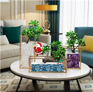 Interior Semiprecious Stone Vases Interior Semiprecious Stone Vases