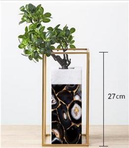 Interior Semiprecious Stone Vases
