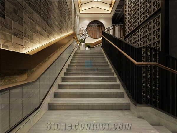 Brazil Calacatta Grey Polished Quartzite Slabs/Tiles