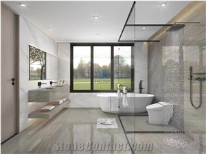 Brazil Calacatta Grey Polished Quartzite Slabs/Tiles