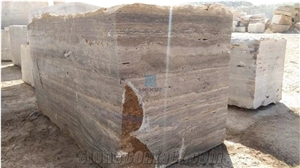 Iran Silver Travertine Polished Slabs, Tiles For Floor&Wall
