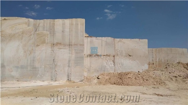 Iran Silver Travertine Polished Slabs, Tiles For Floor&Wall