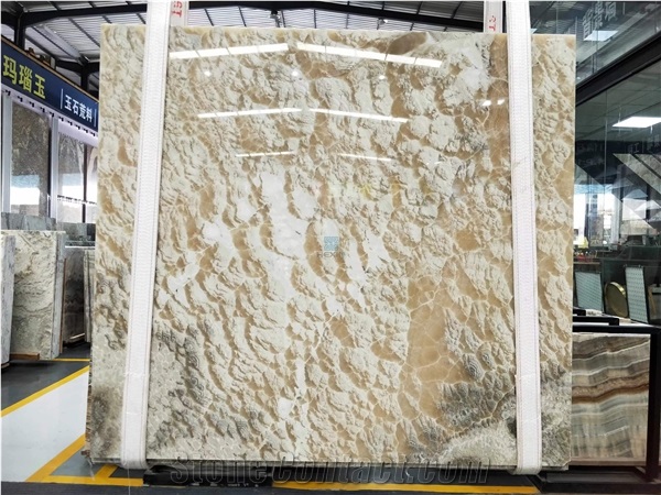 Turkey Bubble Onyx Slabs/Tiles, White Base Color
