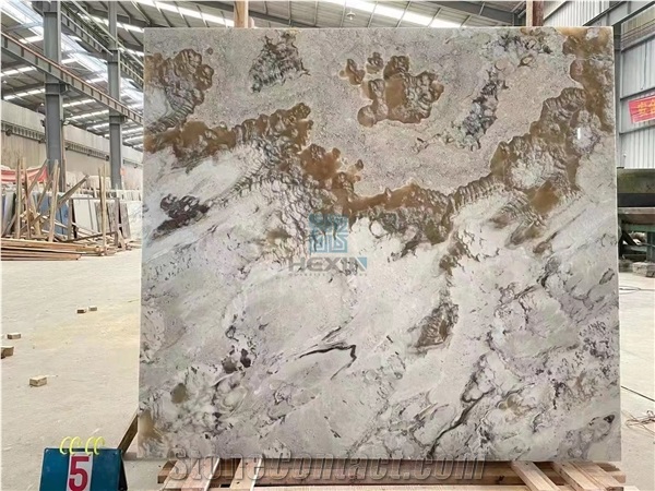 Turkey Bubble Onyx Slabs/Tiles, White Base Color