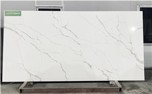 Calacatta Laza Quartz Slabs Competitive Price, Vietnam Origin Calacatta Laza Quartz Slabs Competitive Price, Vietnam Origin
