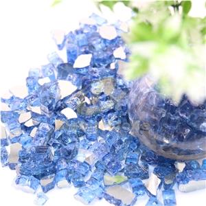 1/2 Inch Copper Reflective Tempered Fire Pit Glass-Copper