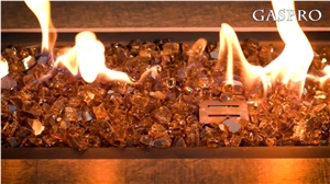 Ocean Blue Fire Pit Glass Chips For Fire Pit