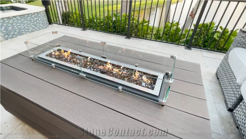 Ocean Blue Fire Pit Glass Chips For Fire Pit