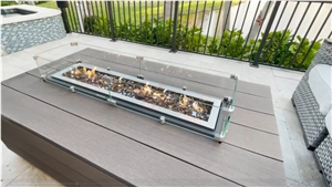 Ocean Blue Fire Pit Glass Chips For Fire Pit