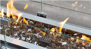 Ocean Blue Fire Pit Glass Chips For Fire Pit