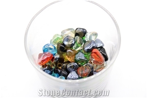 Red Fire Glass Diamonds  Fire Glass Rocks For Gas Fireplace