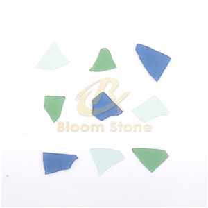 Sea Glass Crushed Glass Vase Filler Cobalt Seaglass Pieces