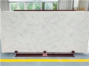 Big Vein Cararra Quartz Stone Slab Z028
