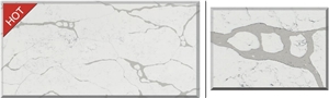 Calacatta 2023 New Model Quartz Stone Z011