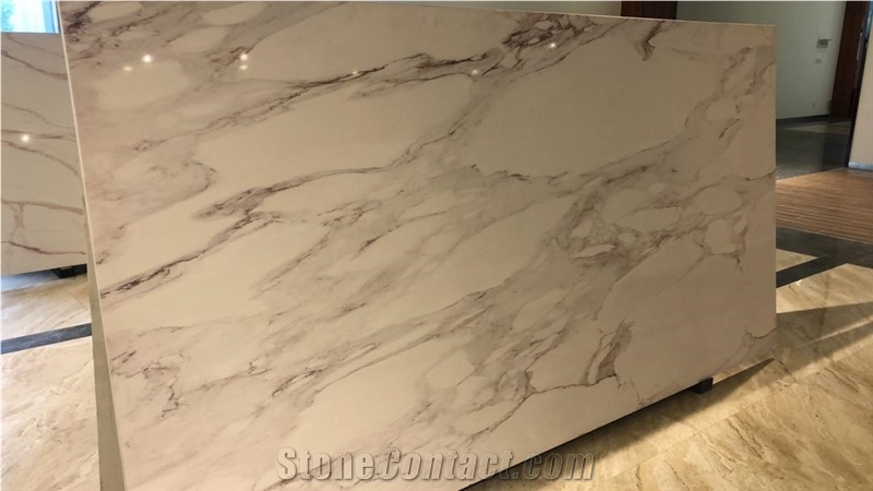 Calacatta Cloud Quartz Stone From AMG Stone Inc