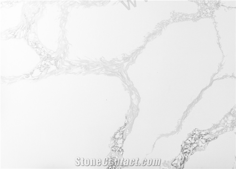 Calacatta Quartz Slab Jumbo Size