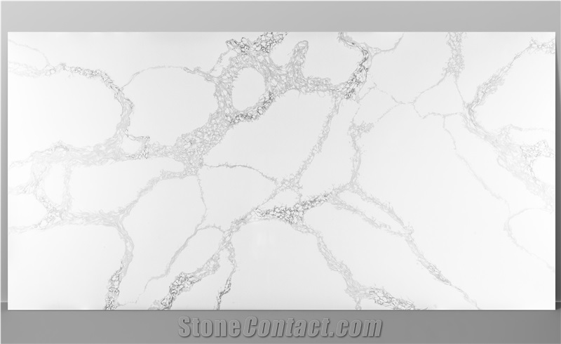 Calacatta Quartz Slab Jumbo Size