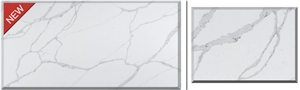 Calacatta Quartz Slabs 2023 New Design AMG Stone Inc Z003