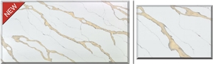 Calacatta Quartz Slabs 2023 New Model Z001