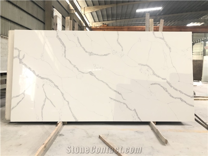 Calacatta Quartz Slabs Popular Color Hot Selling Stone