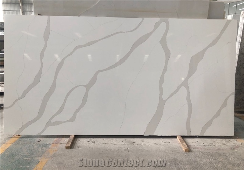 Calacatta Slab Good Quality Quartz Stone