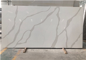 Calacatta Slab Good Quality Quartz Stone