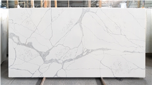 Extra Super White Calacatta Quartz Stone Z9877