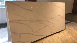 Good Quality Calacatta Quartz Stone Slab