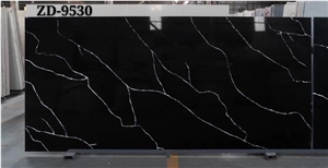 Hot Sale Calacatta Design Quartz Slab