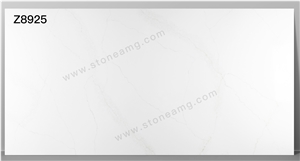 Quartz Calacatta Grey Veins White Color New Product