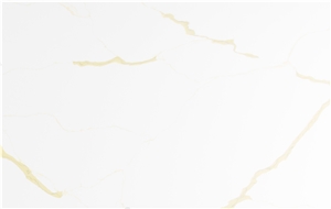 Quartz Slabs Calacatta Golden Veins White Background