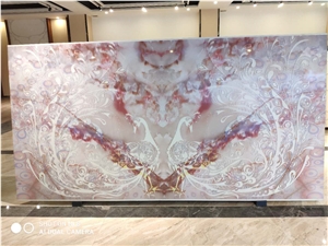 Stuning Beautiful Quartz Stone Slab In Our Warehouse