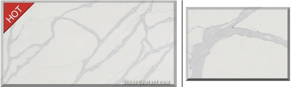 Top Sales Model Calacatta Quartz Z9318