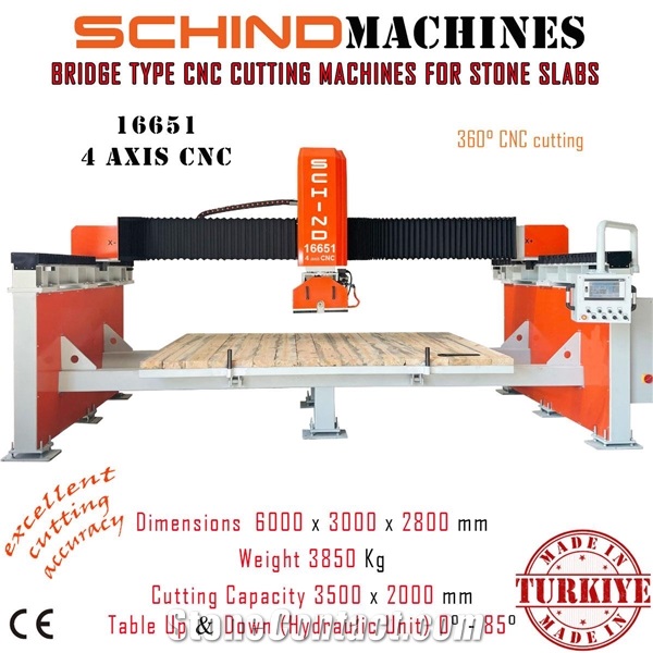 SCHIND 16651 - CNC Marble, Stone And Granite Cutting Machine