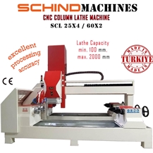 SCHIND SCL 25X4 / 60X2 CNC Column Lathe Machine
