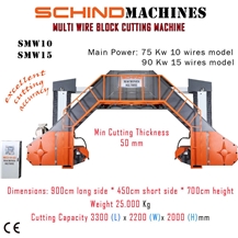 SCHINDMACHINES SMW10 Multi Wire Granite-Marble Block Cutting Machine