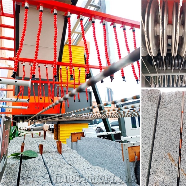 SCHINDMACHINES SMW10 Multi Wire Granite-Marble Block Cutting Machine