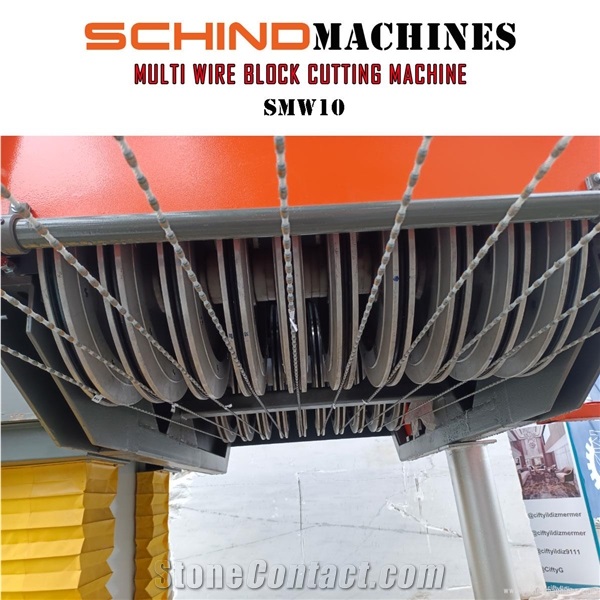 SCHINDMACHINES SMW10 Multi Wire Granite-Marble Block Cutting Machine