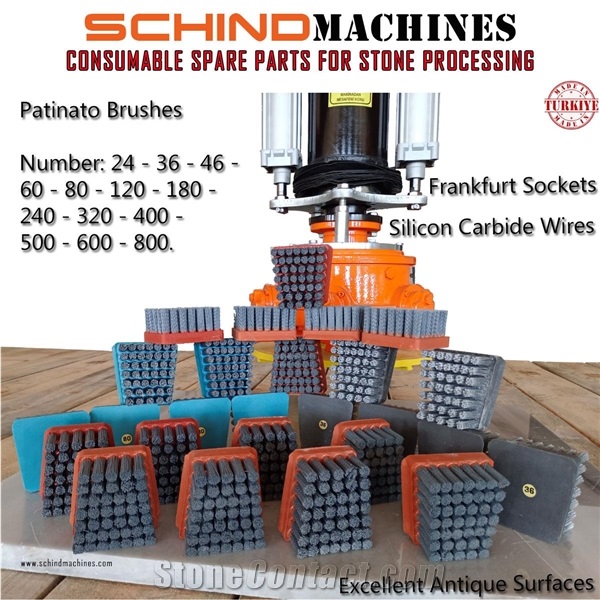 Frankfurt Patinato Brushes, Abrasive Brushes