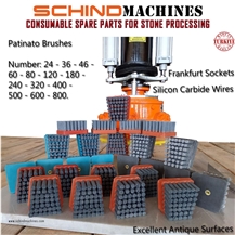 Frankfurt Patinato Brushes, Abrasive Brushes