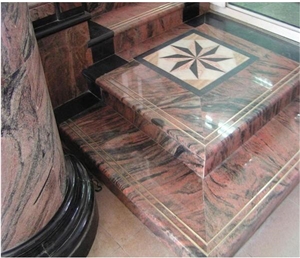 Cano Red/Chinese Multi Color Red Granite Tiles & Slabs