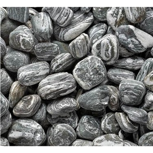 Black Angel Tumbled Pebble Stone