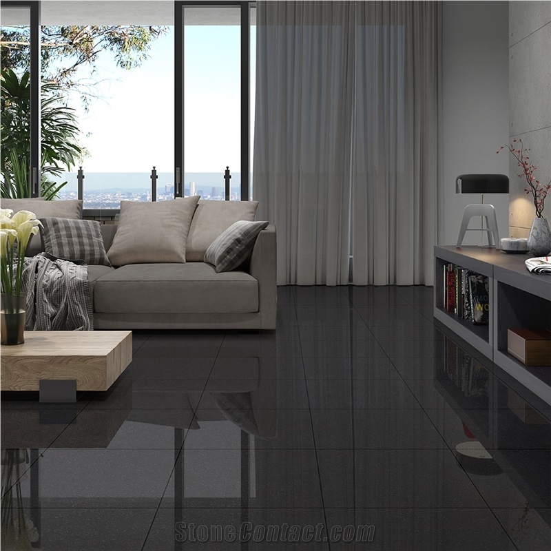 100% Absolute Black Granite Big Slab