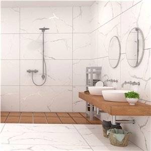 Statuario Brilliant White Matte Porcelain Tiles