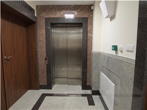 Juparana California Granite Elevator Wall