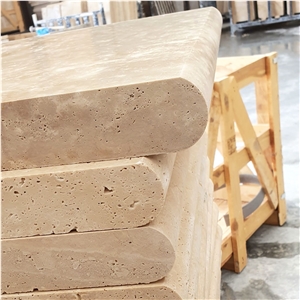 Travertine Bullnose Pool Coping-2