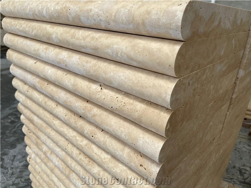 Turkey Beige Travertine Pool Coping-1