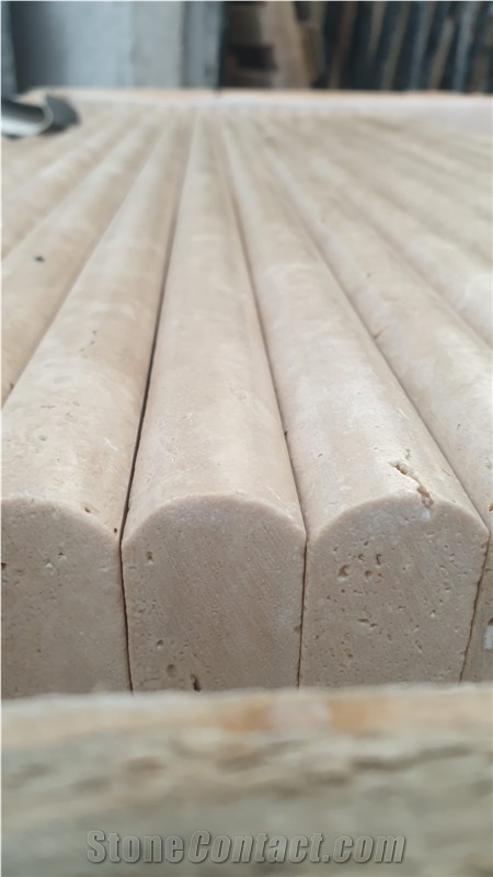 Turkey Beige Travertine Pool Coping-1