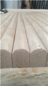 Turkey Beige Travertine Pool Coping-1